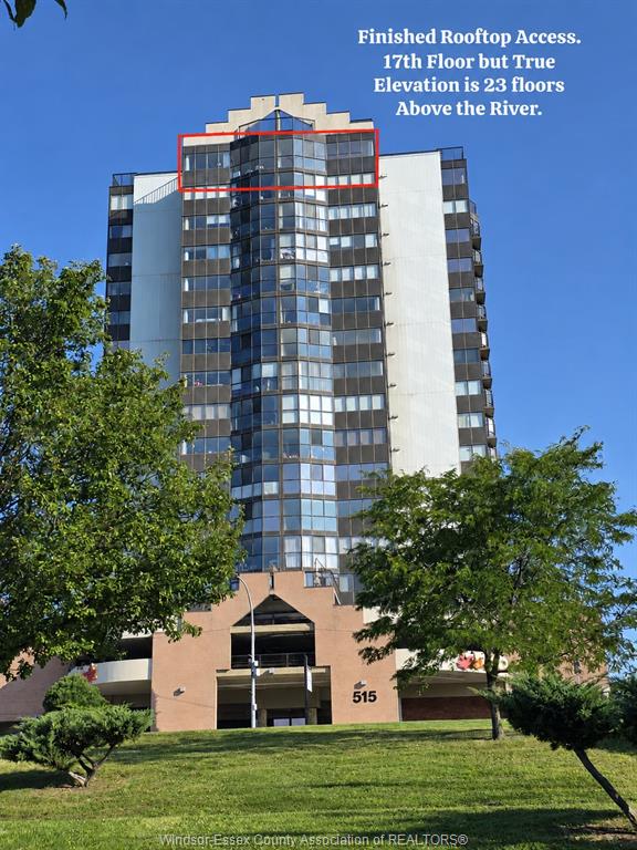 MLS# 26020799: 515 RIVERSIDE Drive Unit# 1701, Windsor, Canada